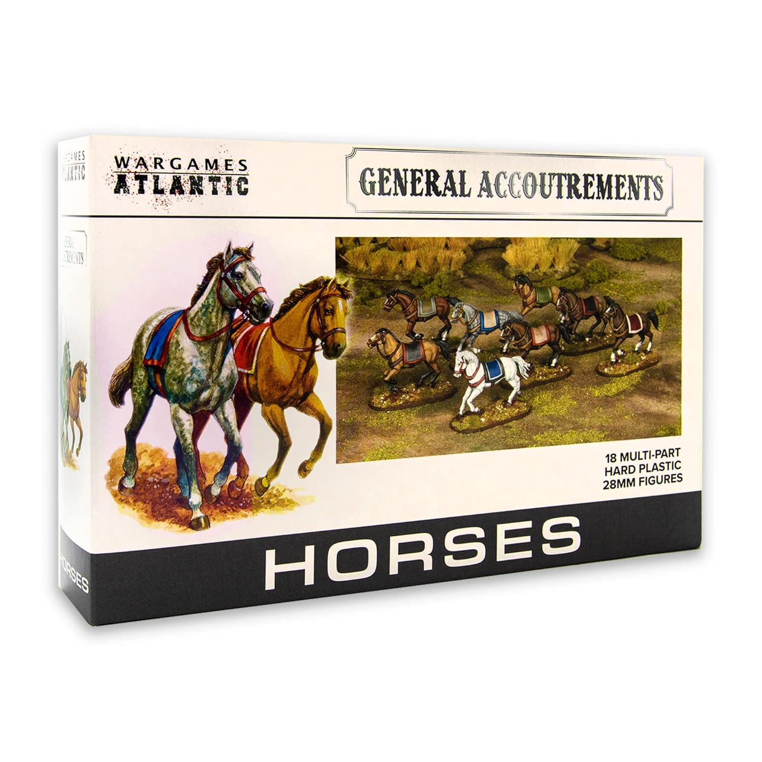 Wargames Atlantic General Accountrements - Horses New