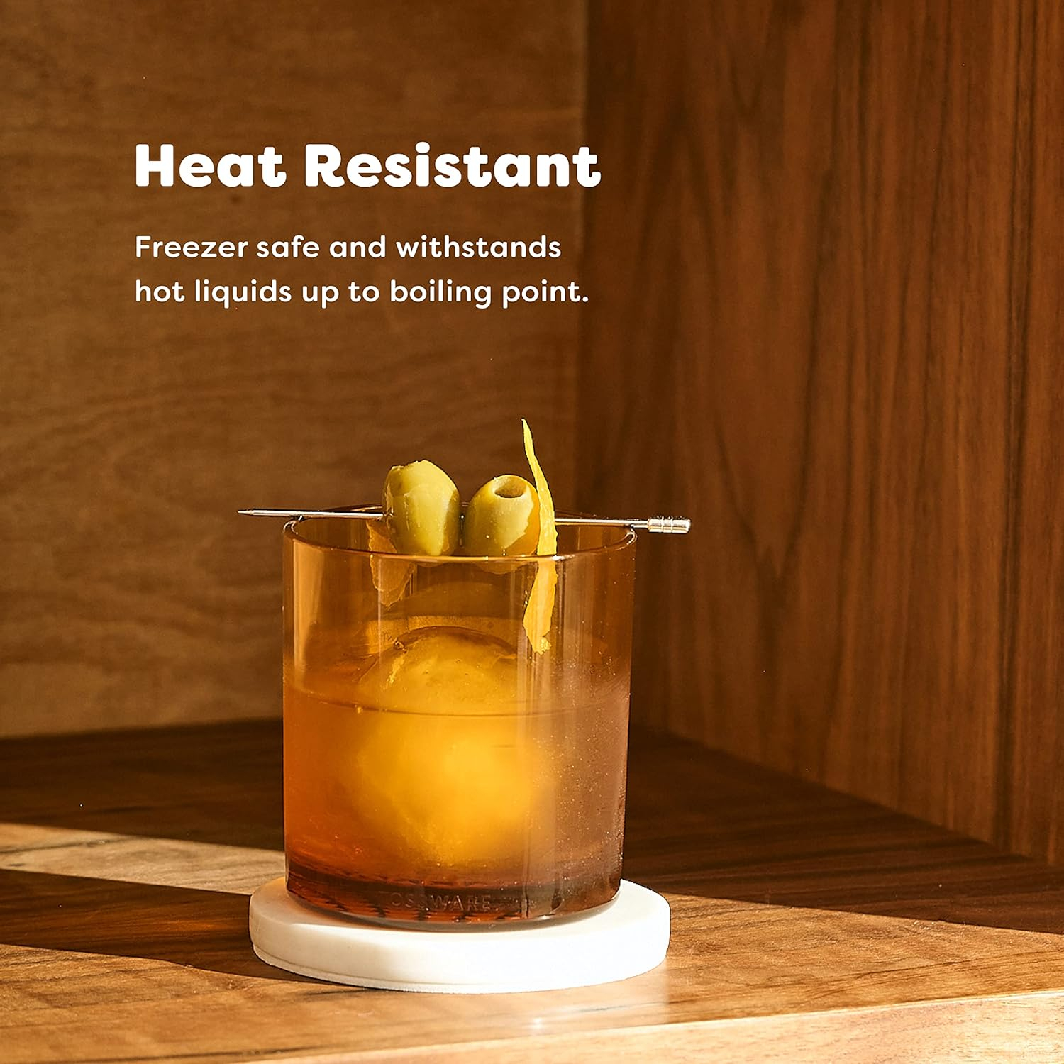 TOSSWARE RESERVE 12oz Old Fashioned Tritan™ Copolyester Glass - Mixed 4 Pack