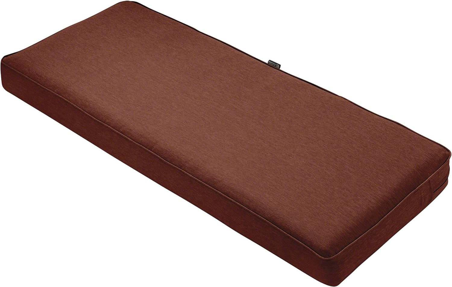 Classic Accessories Montlake FadeSafe Water-Repellent 48 x 18 x 3 Inch Outdoor Bench Cushion, Heather Henna