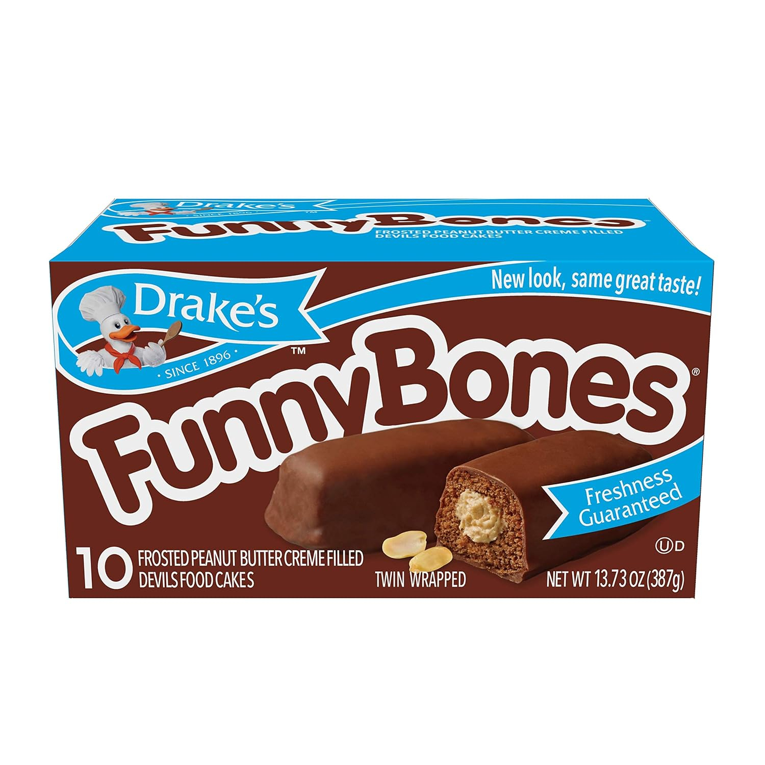Drake's Funny Bones, 10 Count, 13.73 oz