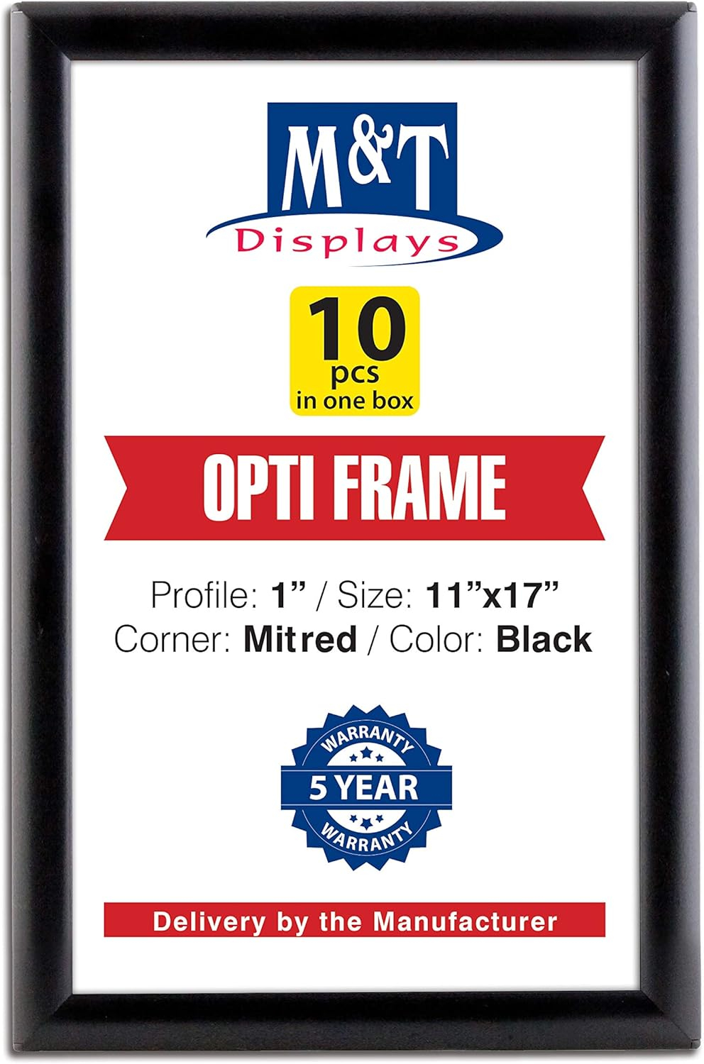 MT Displays Opti Snap Poster Frame (Set of 10)