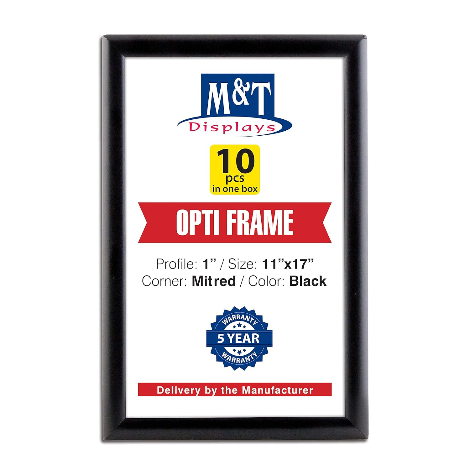 MT Displays Opti Snap Poster Frame (Set of 10)