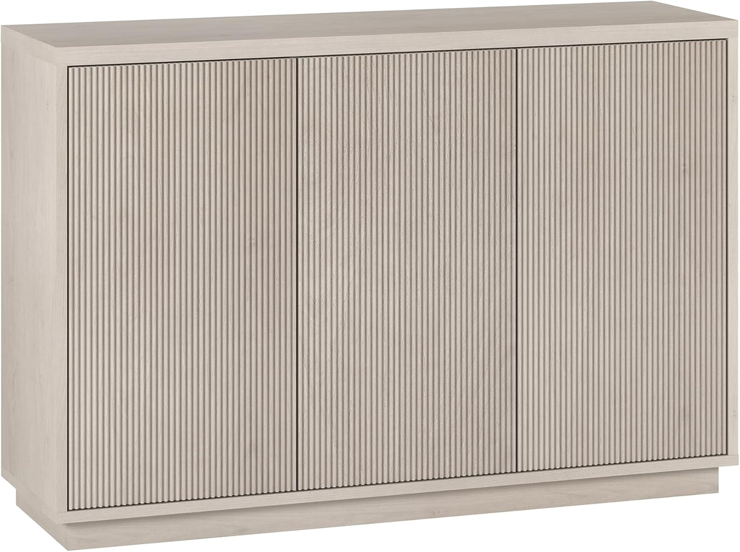 Evelyn&Zoe Alston 48" Wide Rectangular Buffet Table, Alder White