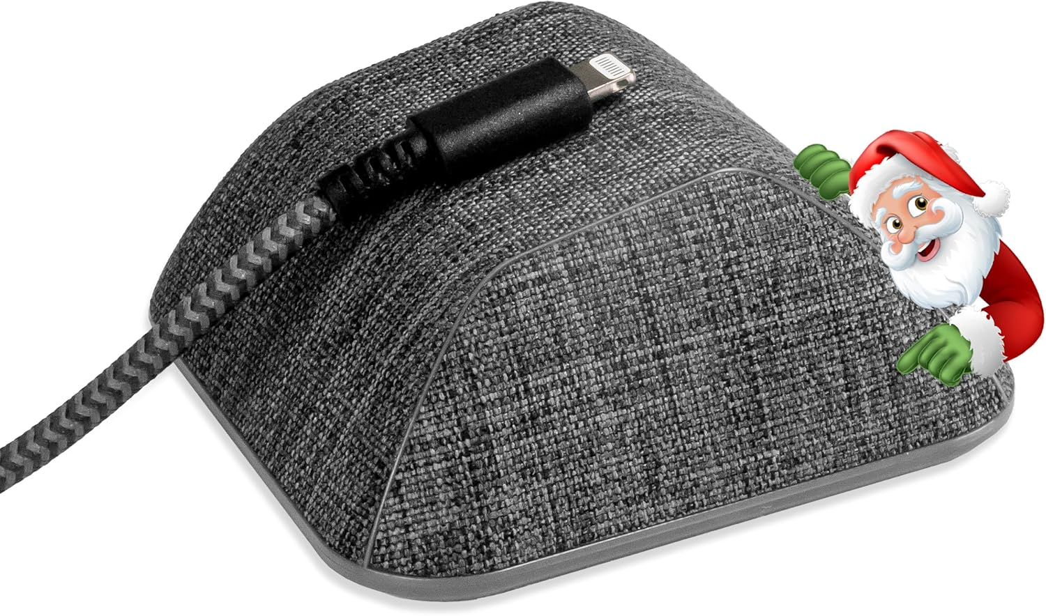 Smartish Magnetic Cord Holder - Cable Wrangler Organizer with Magnet Clips for Charger Management on Desktop, Nightstand, or Side Table - No. 2 Pencil Gray