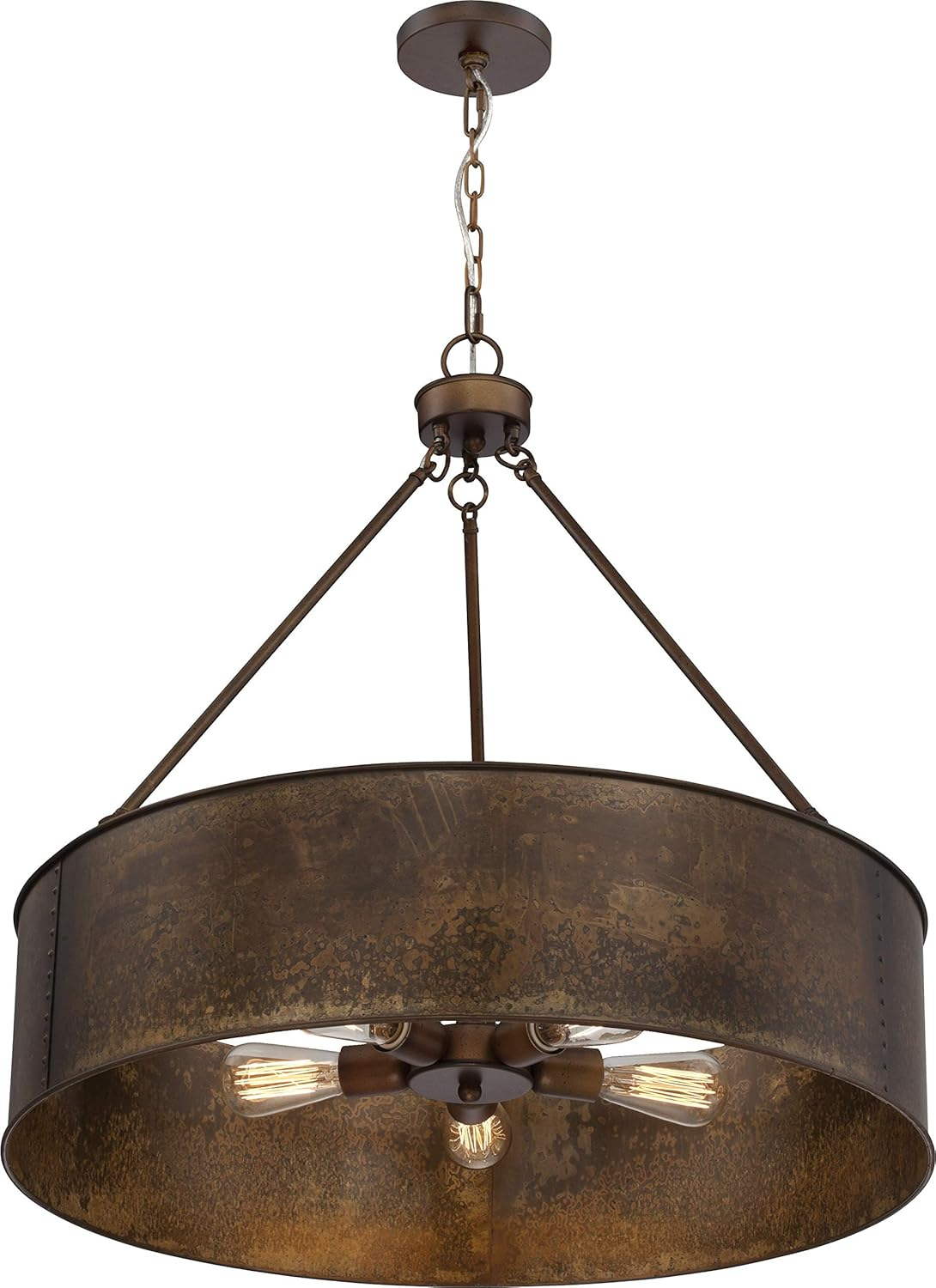 Nuvo 60-5895 - Kettle Oversized Pendant; Antiqued Copper Finish