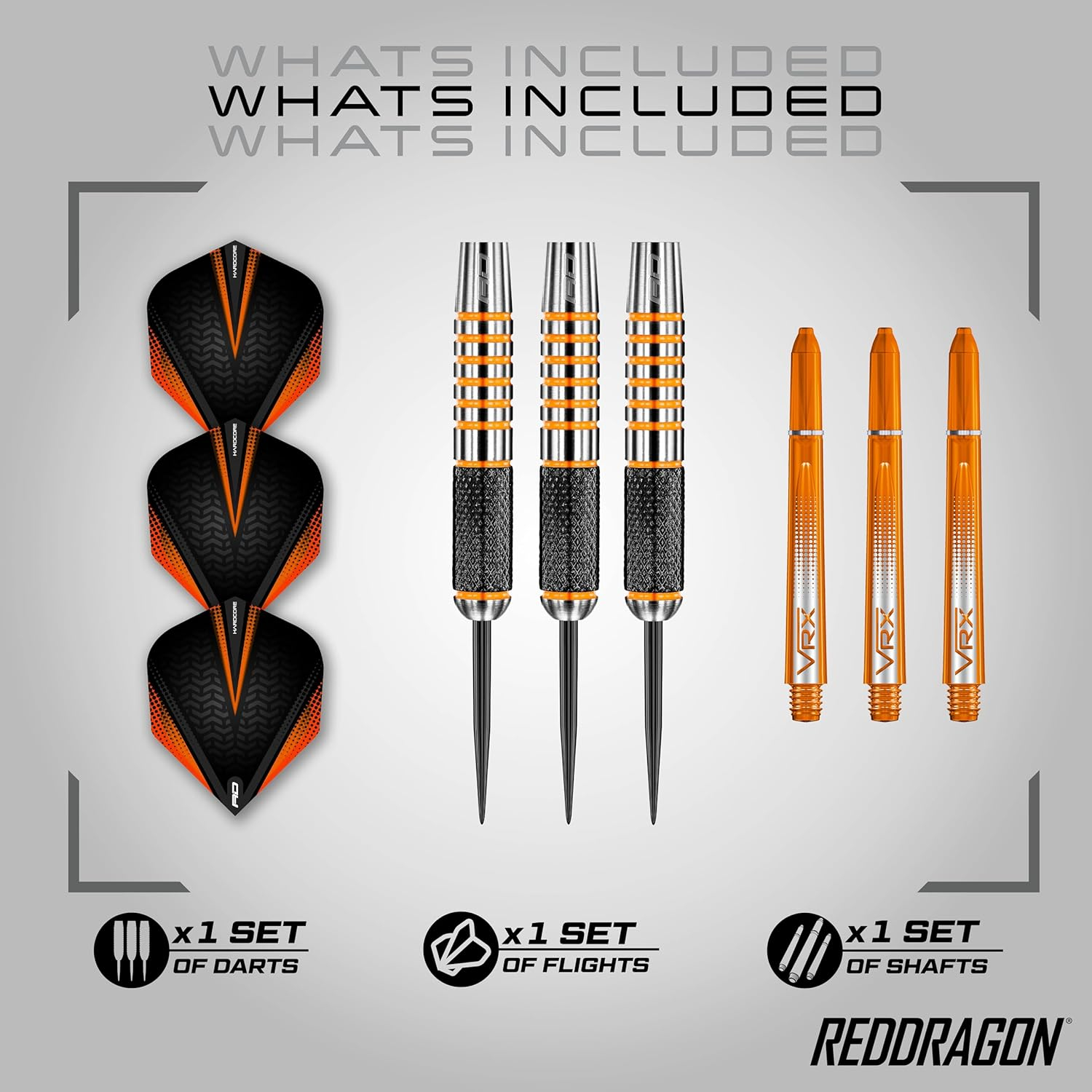 RED DRAGON - Amberjack 9: 28 Gram Tungsten Darts Set