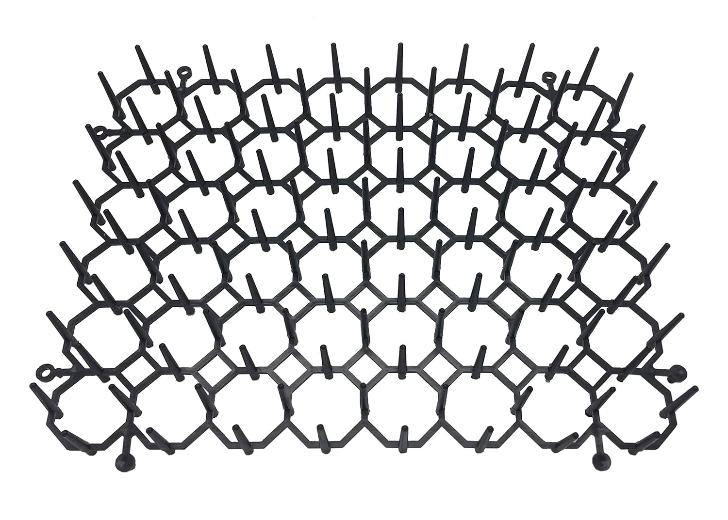 Cat Scat Mat Cat Repellent Mat Plastic Spike 5×5×1 Inches, 12 Pack