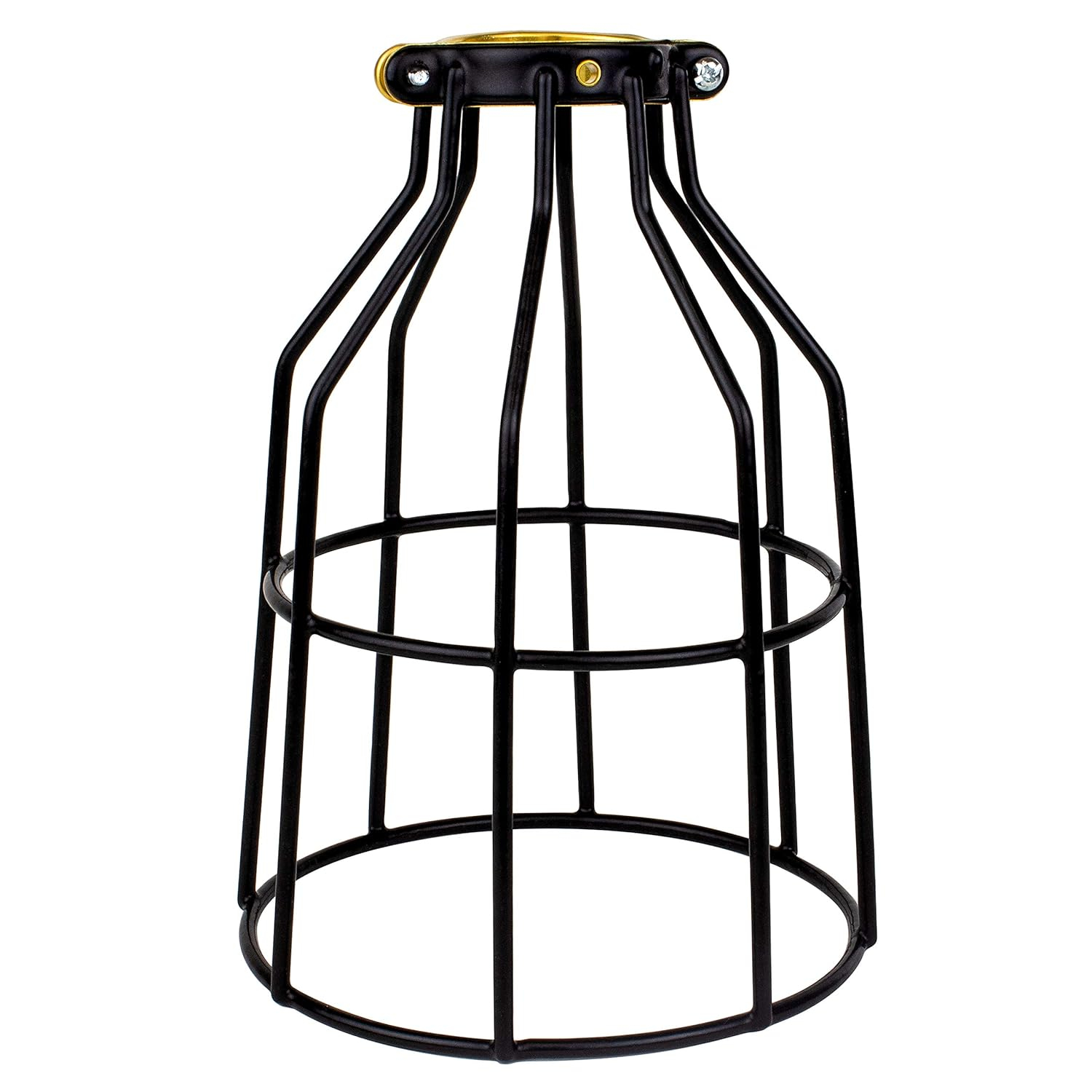 Newhouse Lighting Metal Wire Lamp Guard for Ceiling Fan Light Covers, Pendant String Light and Vintage Lamp Shades / Cover, Industrial Wire Fixture Iron Bird Cage