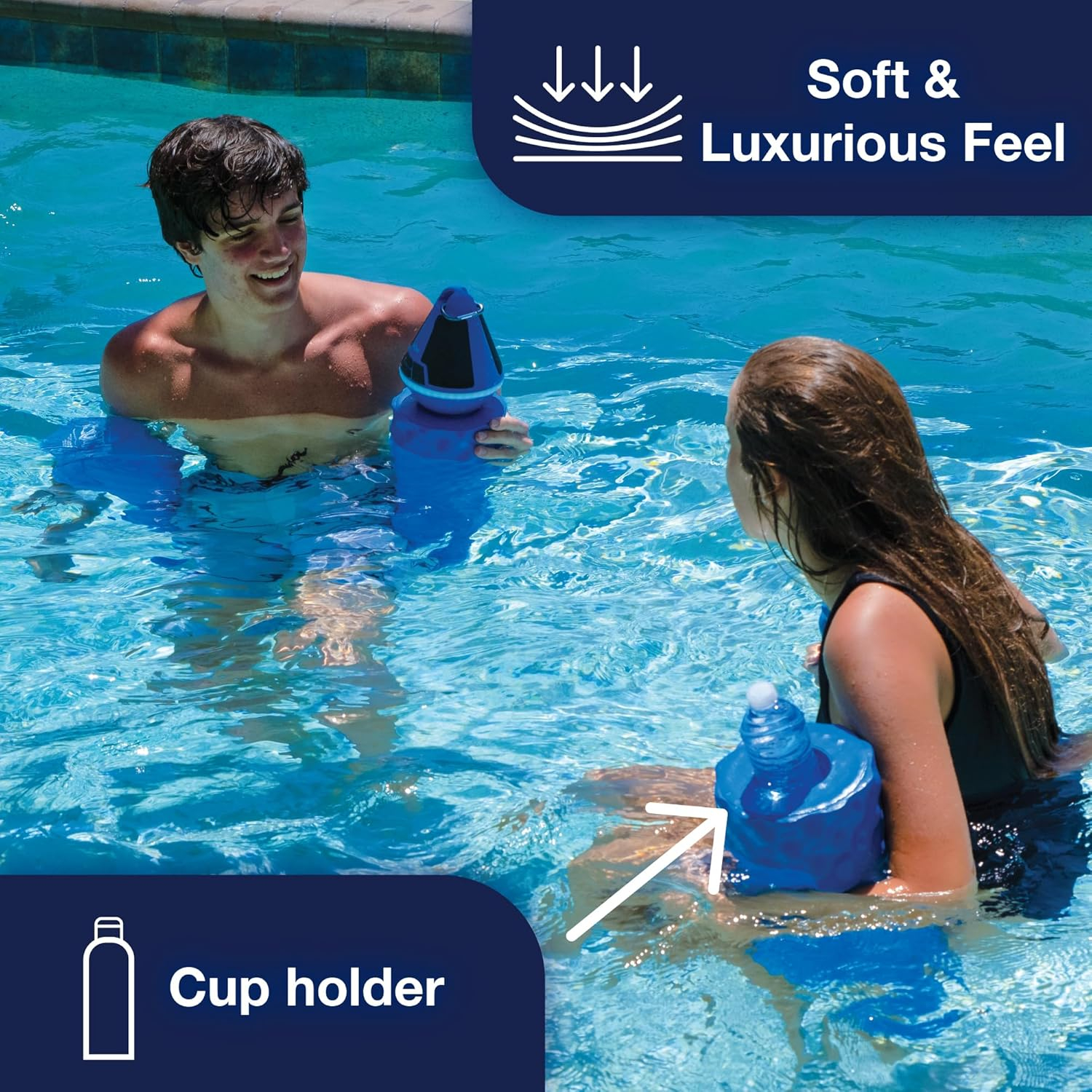 WOW Sports WOW Dipped Foam Pool Noodle 6.5" with Cup Holder (20-2400)