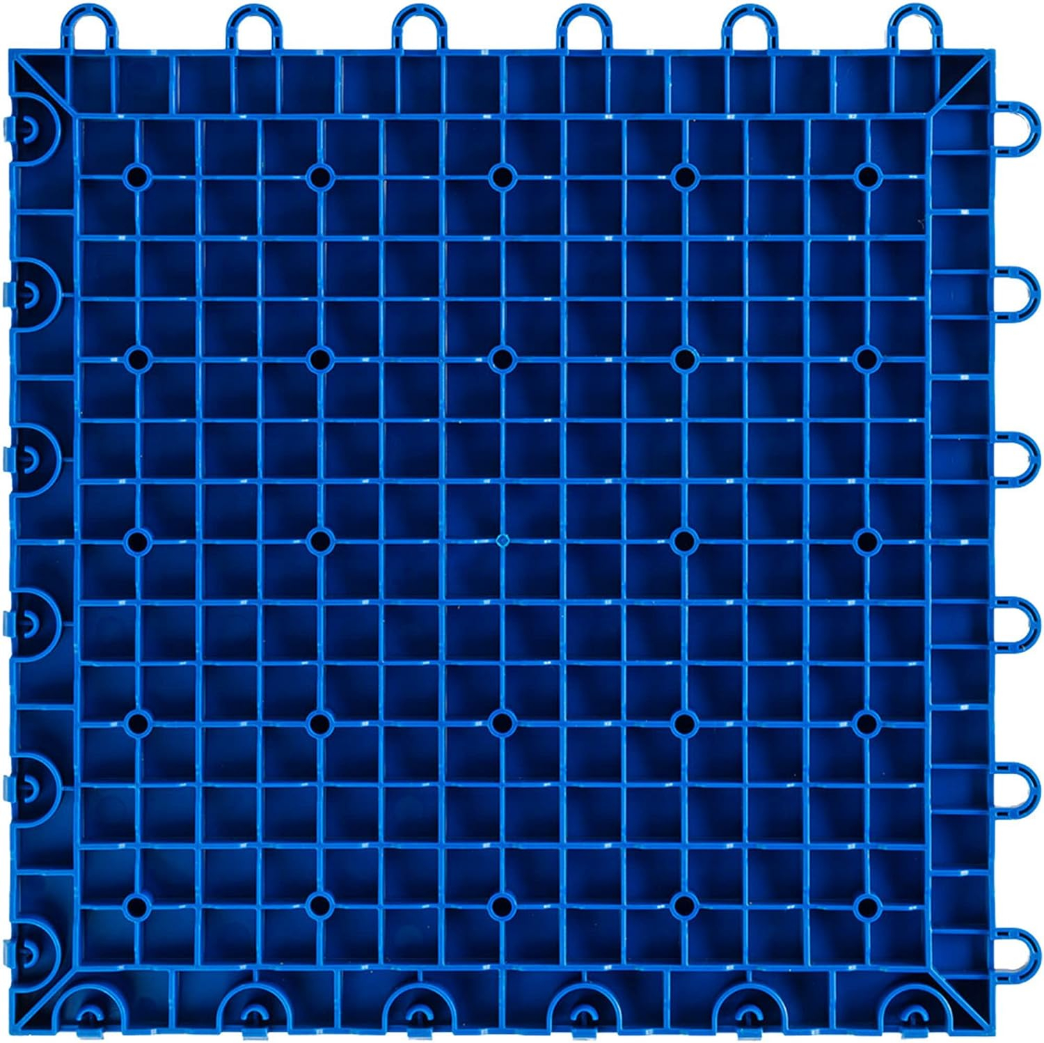 Speedway Diamond Interlocking Garage Floor Tiles 12 x 12-Inch, Blue, 50 Piece Set