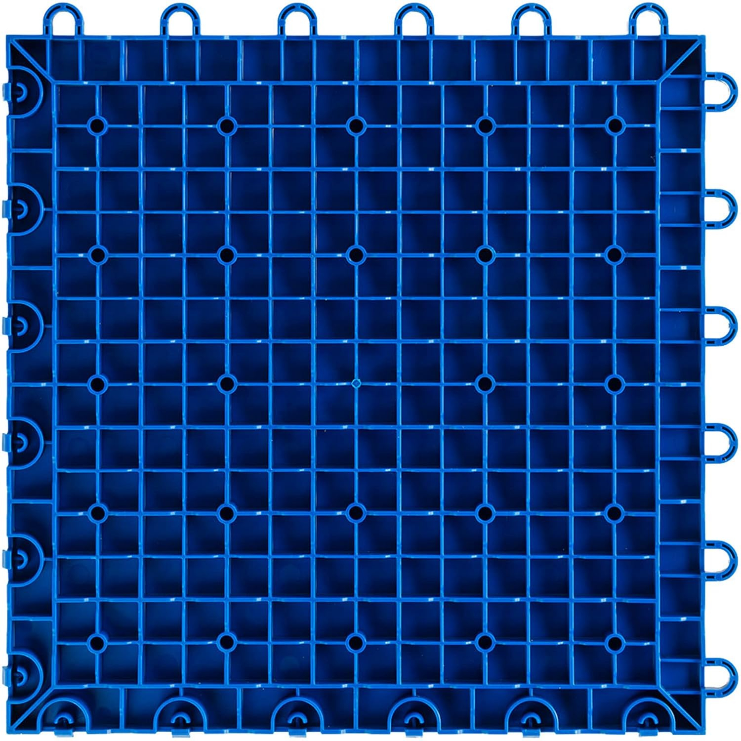 Speedway Diamond Interlocking Garage Floor Tiles 12 x 12-Inch, Blue, 50 Piece Set