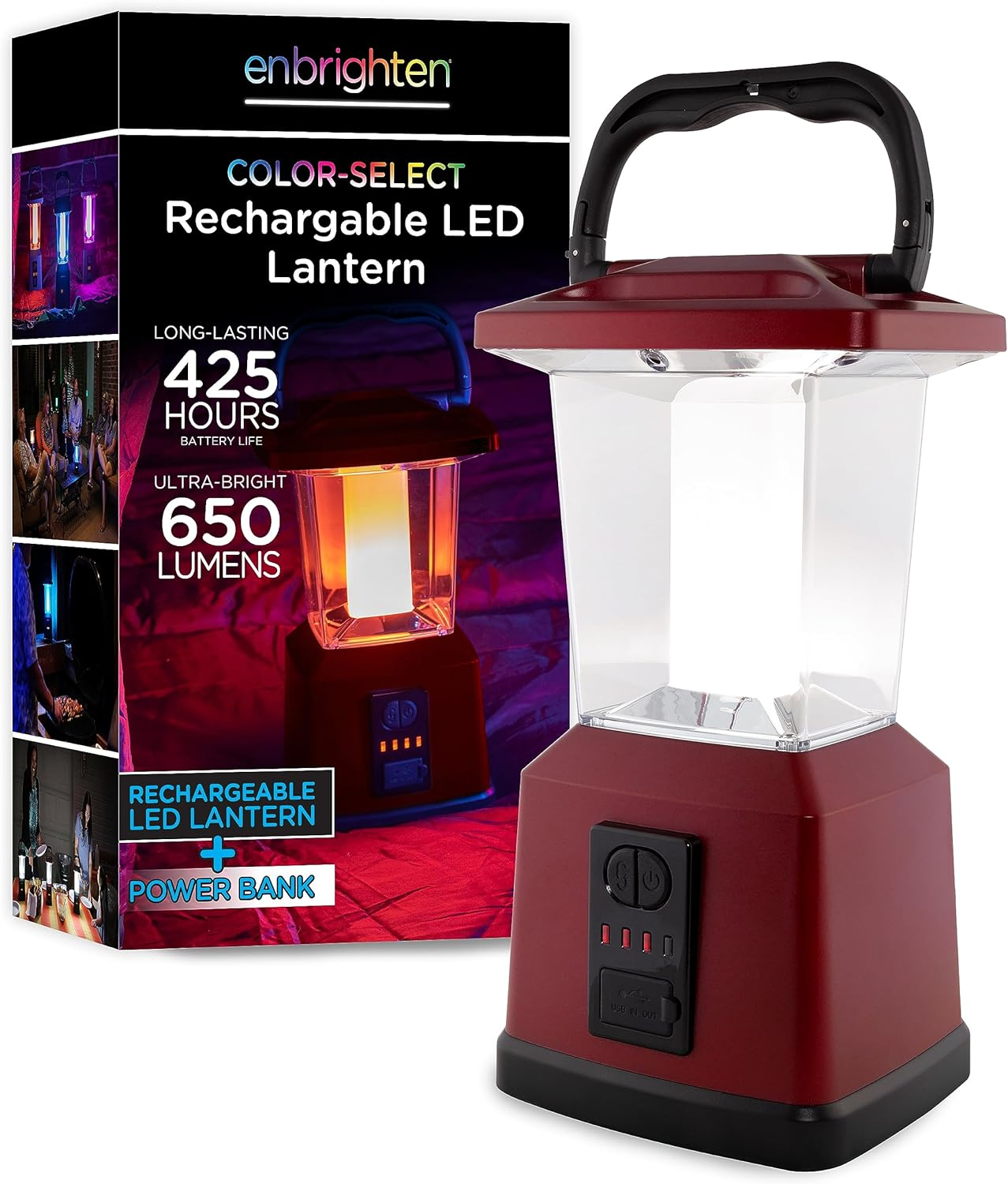 Enbrighten 650 Lumens Electric Camping Lantern