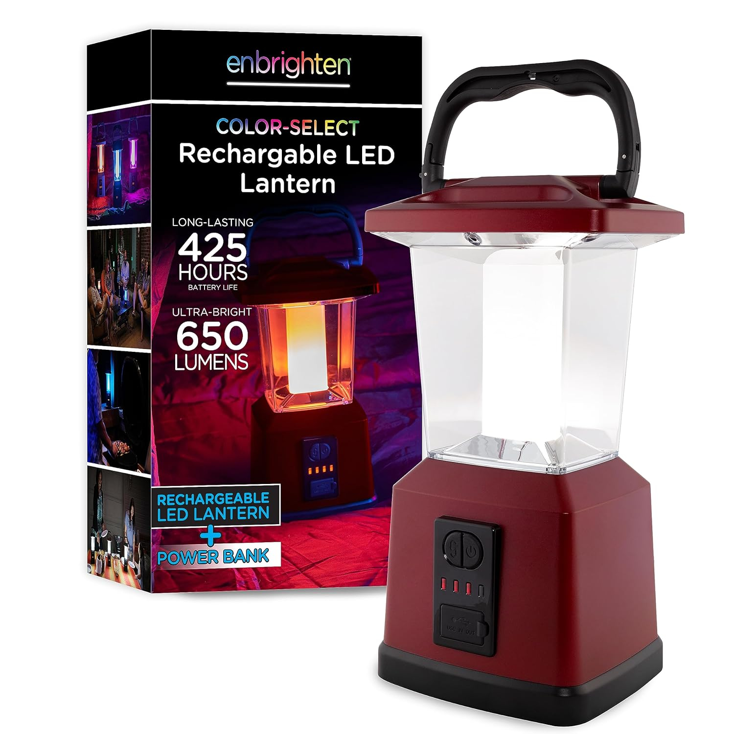 Enbrighten 650 Lumens Electric Camping Lantern