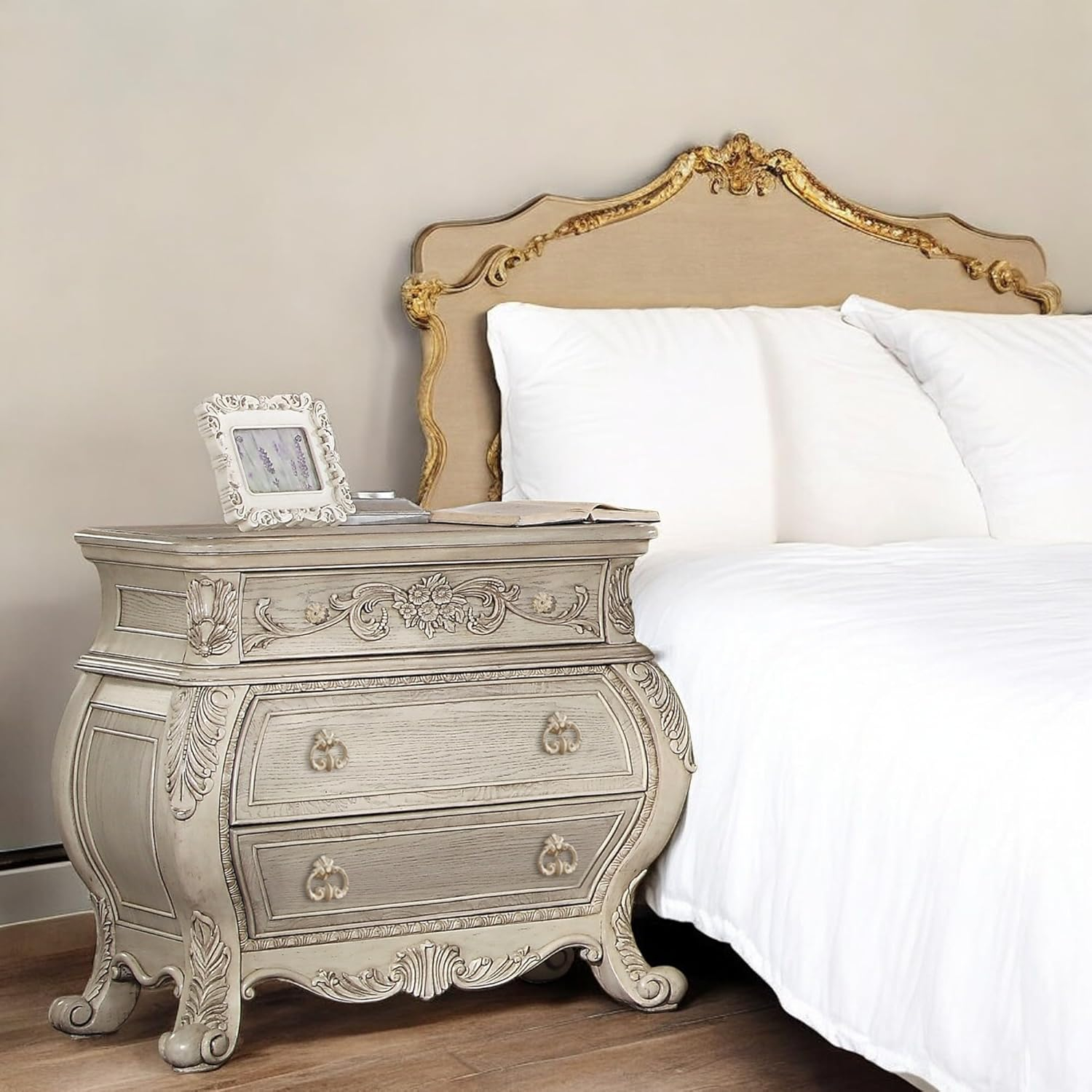 Lux Comfort 20'' W Solid Wood Nightstand