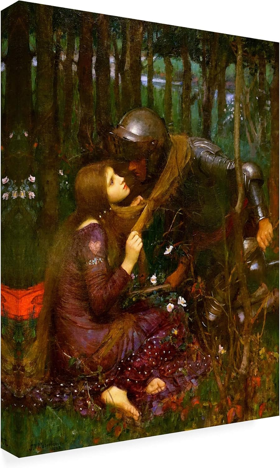 Trademark Fine Art 'The Beautiful Lady without Pity, 1893' Canvas Art by John William Waterhouse