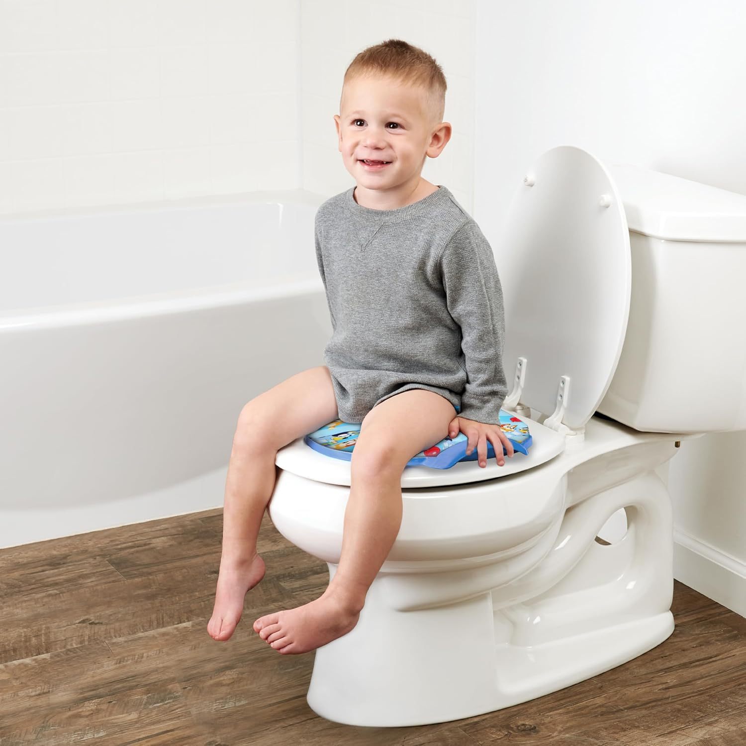 Bluey Soft Potty Seat - Potty Training Toilet Seat, Soft Cushion, Baby Potty Training, Safe, Easy to Clean C33