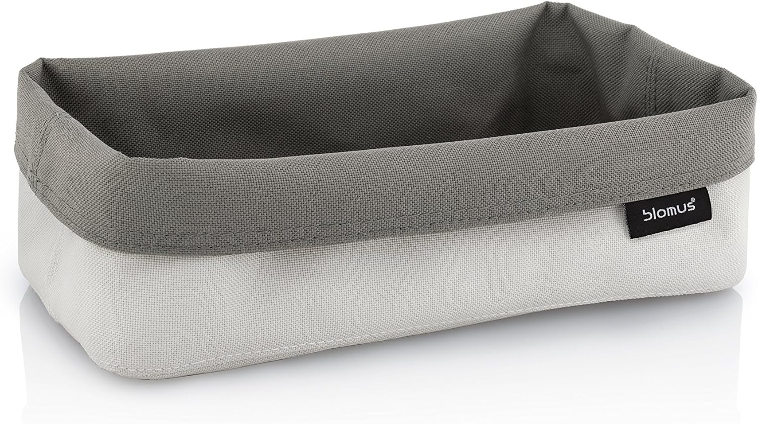 Blomus 68898 Reversible Storage Basket- Sand/Taupe