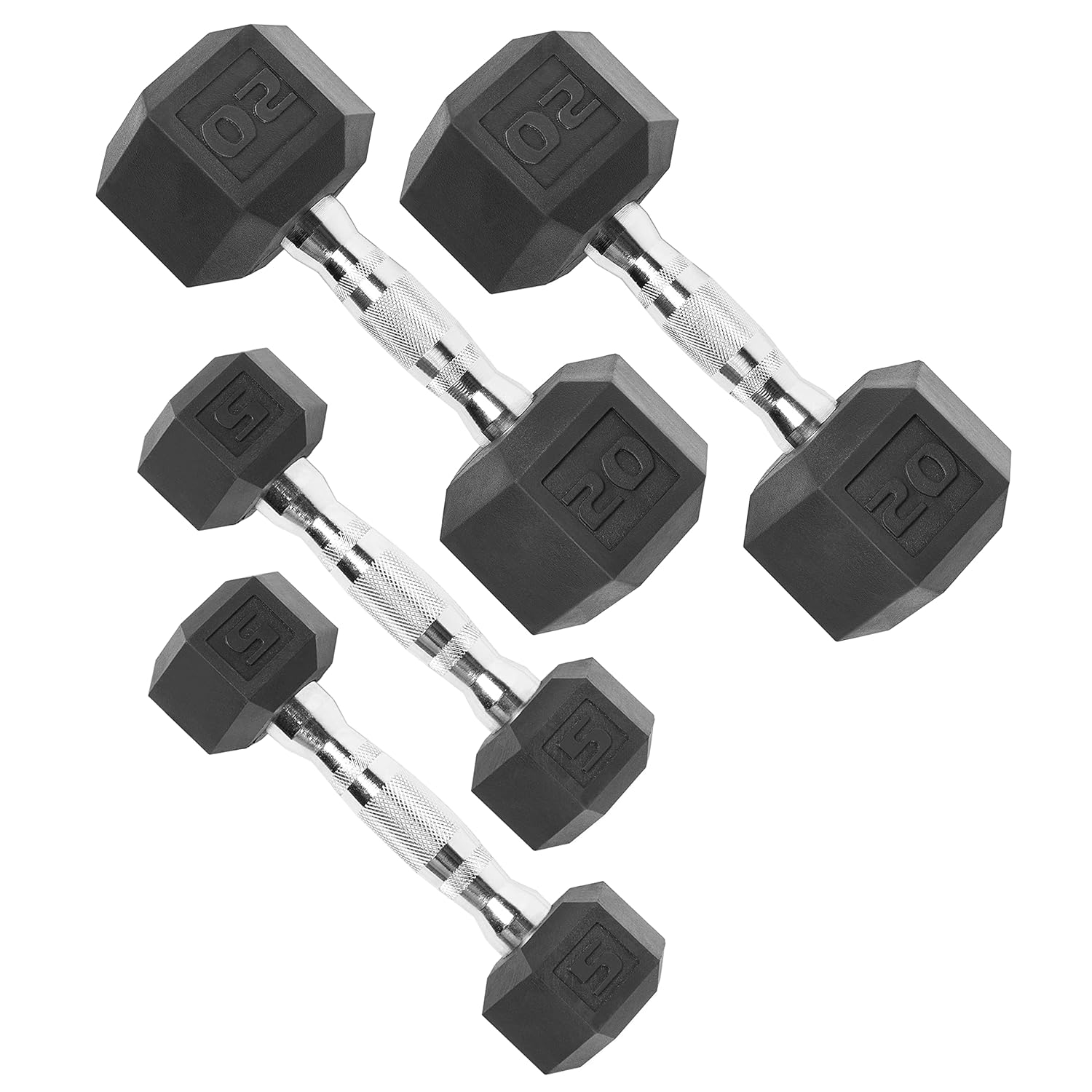 CAP Barbell Coated Dumbbell Weight | Multiple Options Pairs & Sets