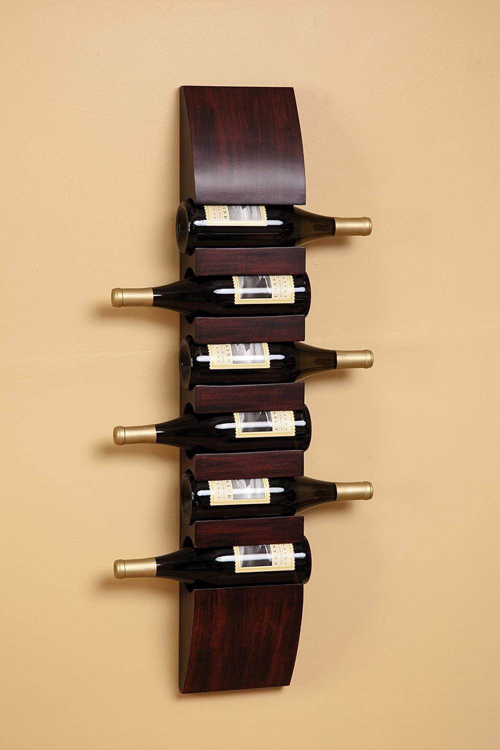 Evergreen Wood Wine Holder 6-Bottle