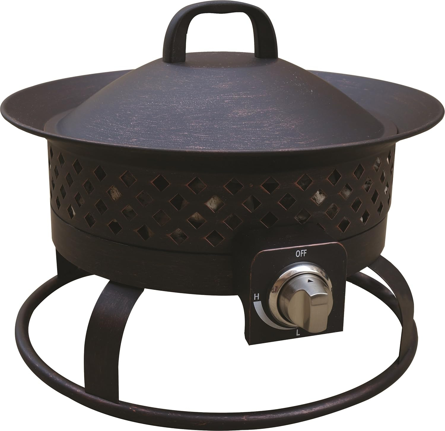 Aurora Steel Firebowl