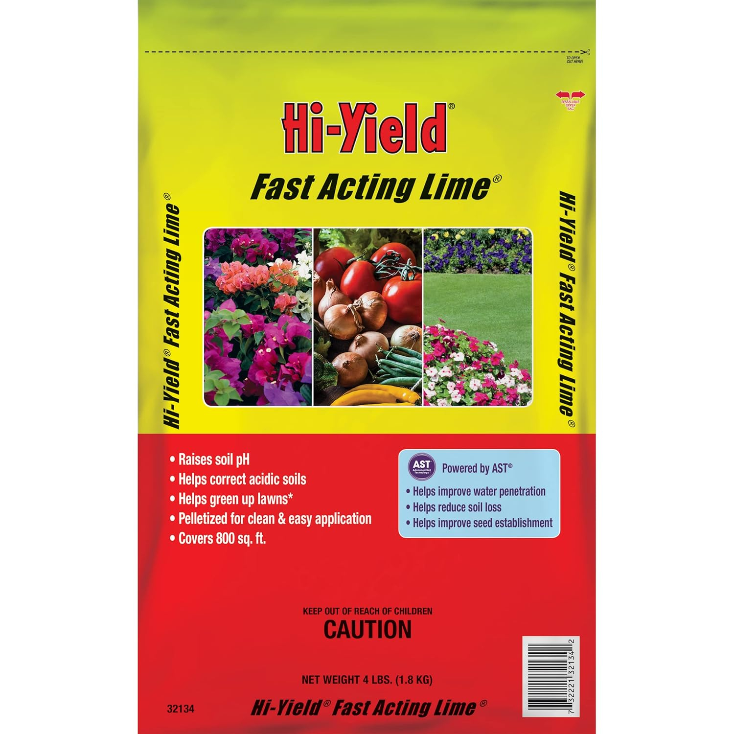Hi-Yield Fast Acting Lime Soil Supplement Granules, 4 lbs