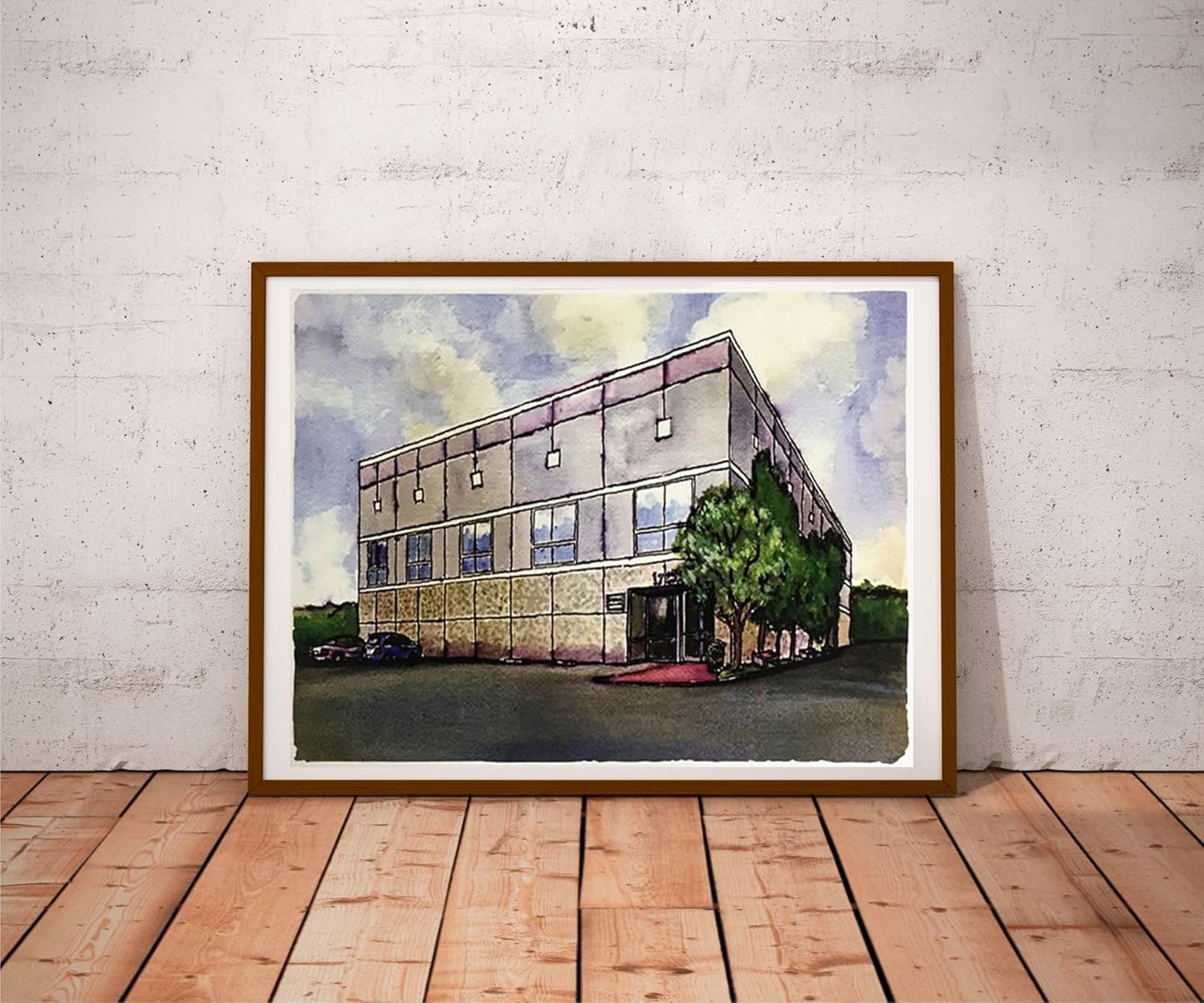 Pam Beesly Dunder Mifflin Watercolor Painting Poster 11 x 17