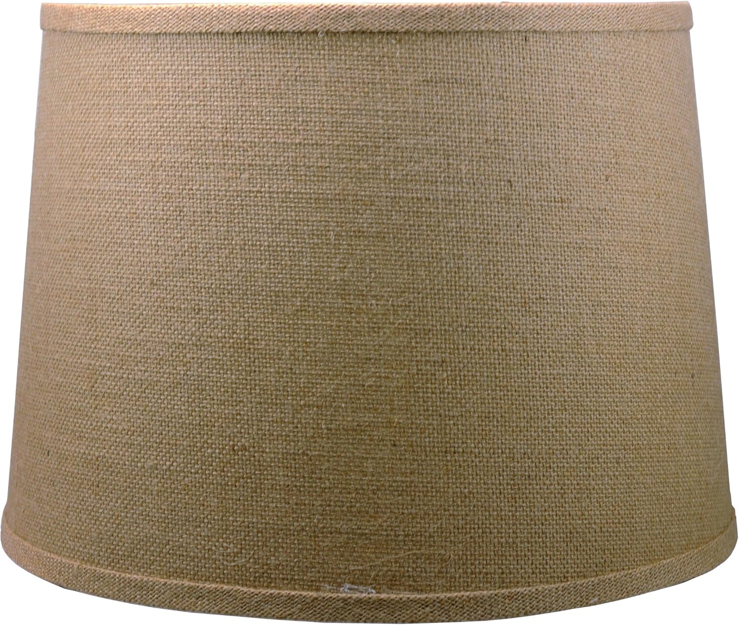 Urbanest French Drum Burlap Lampshade, Natural, 14"x16"x11"