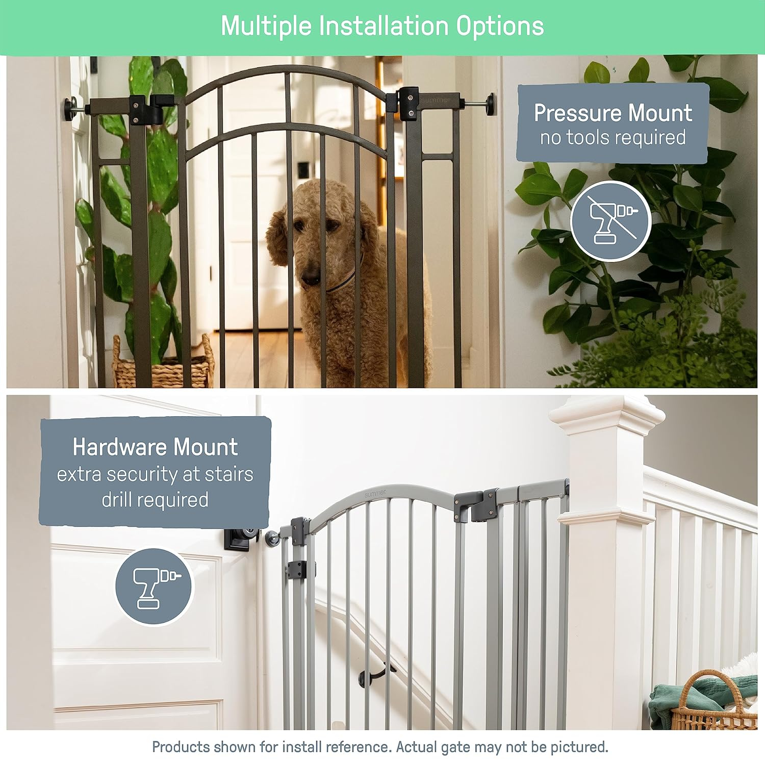 Summer Extra Tall & Wide Safety Gate (Cool Gray)