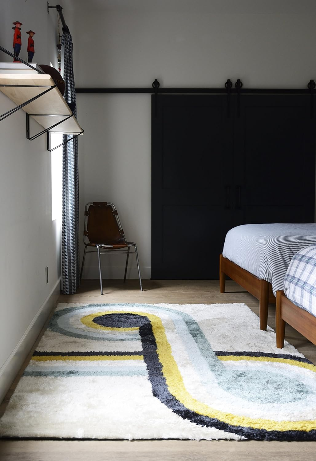 Novogratz Retro Hand Tufted Blue Area Rugs