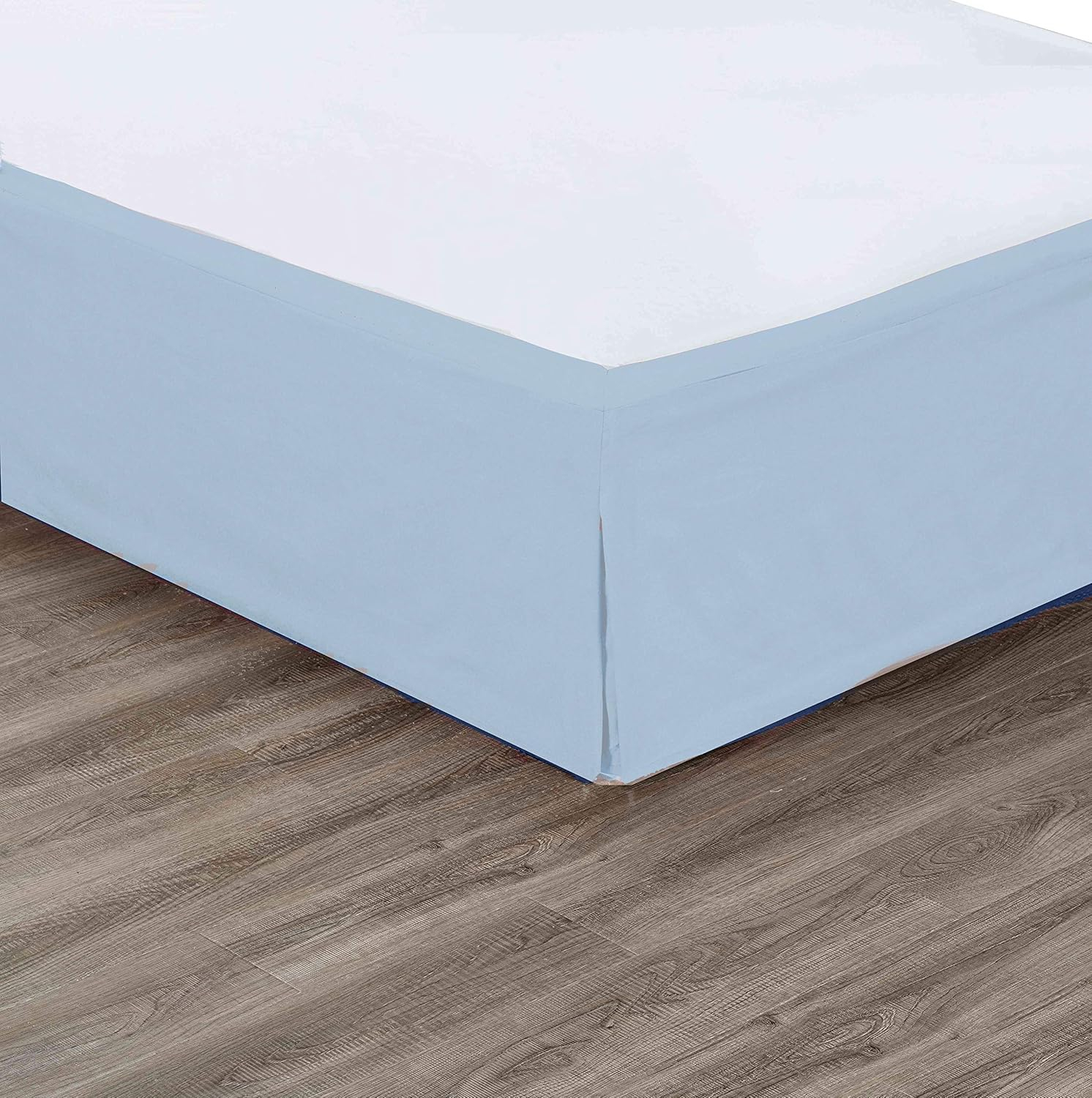 All American Collection New Super Soft Solid Brushed Microfiber 14" Pleated Bed Skirt/ Dust Ruffle