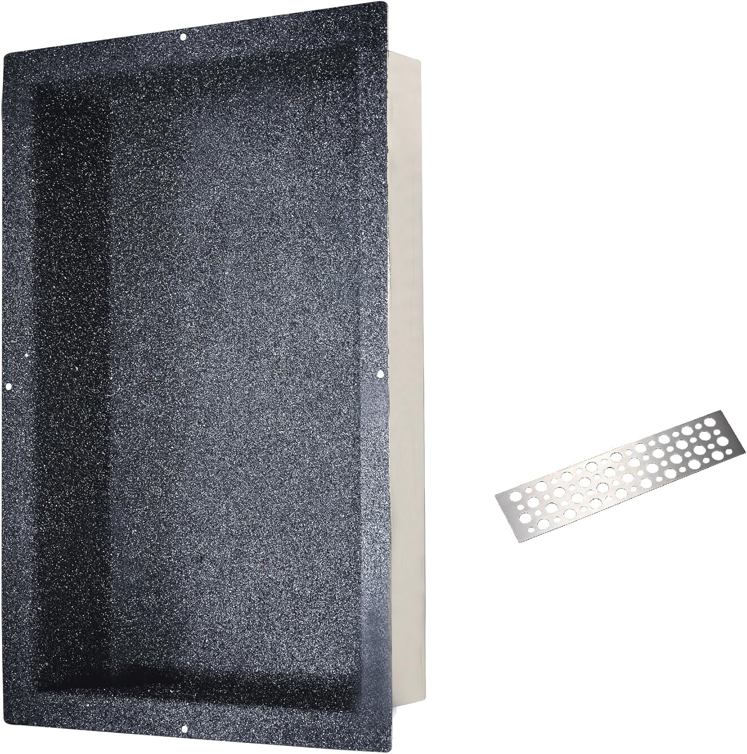 Shower Niche with Support Plate Wall Organizer Rectangular Bathroom Niche Shelf