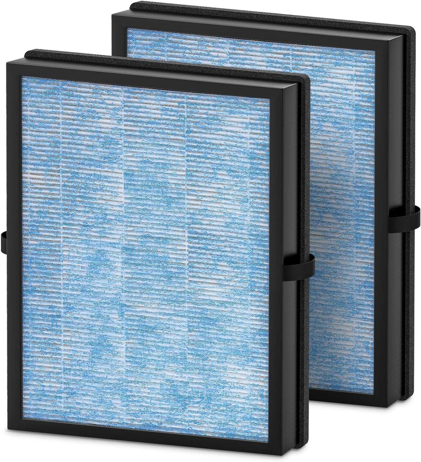 MK04 Replacement Filter, 2 Pack Compatible with MK04 MG04JH Air Purifier, Air Filter H13 True HEPA Filter for Dust, Pet Dander, Smoke for Bedroom, Home, Office (Green)