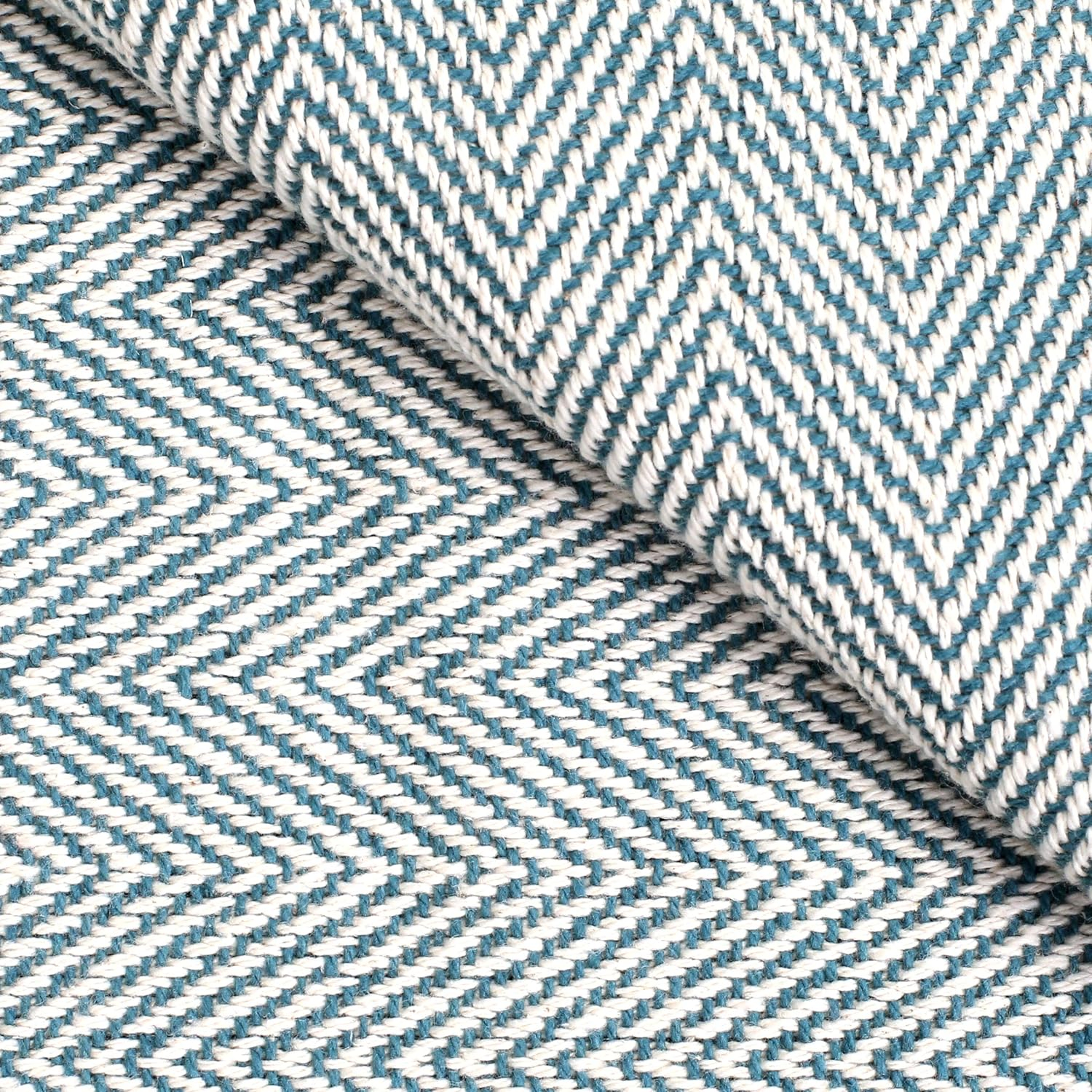 GLAMBURG 100% Soft and Breathable Cotton Thermal Blanket Queen Charcoal - Perfect for Layering Any Bed for All Season