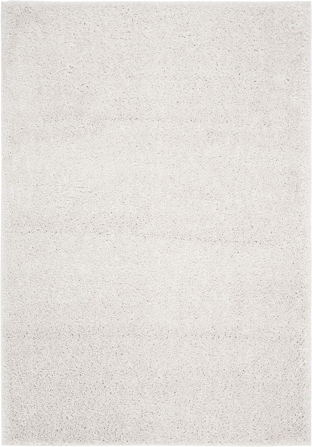 SAFAVIEH August Carlene Solid Plush Shag Area Rug, Beige, 12' x 15'
