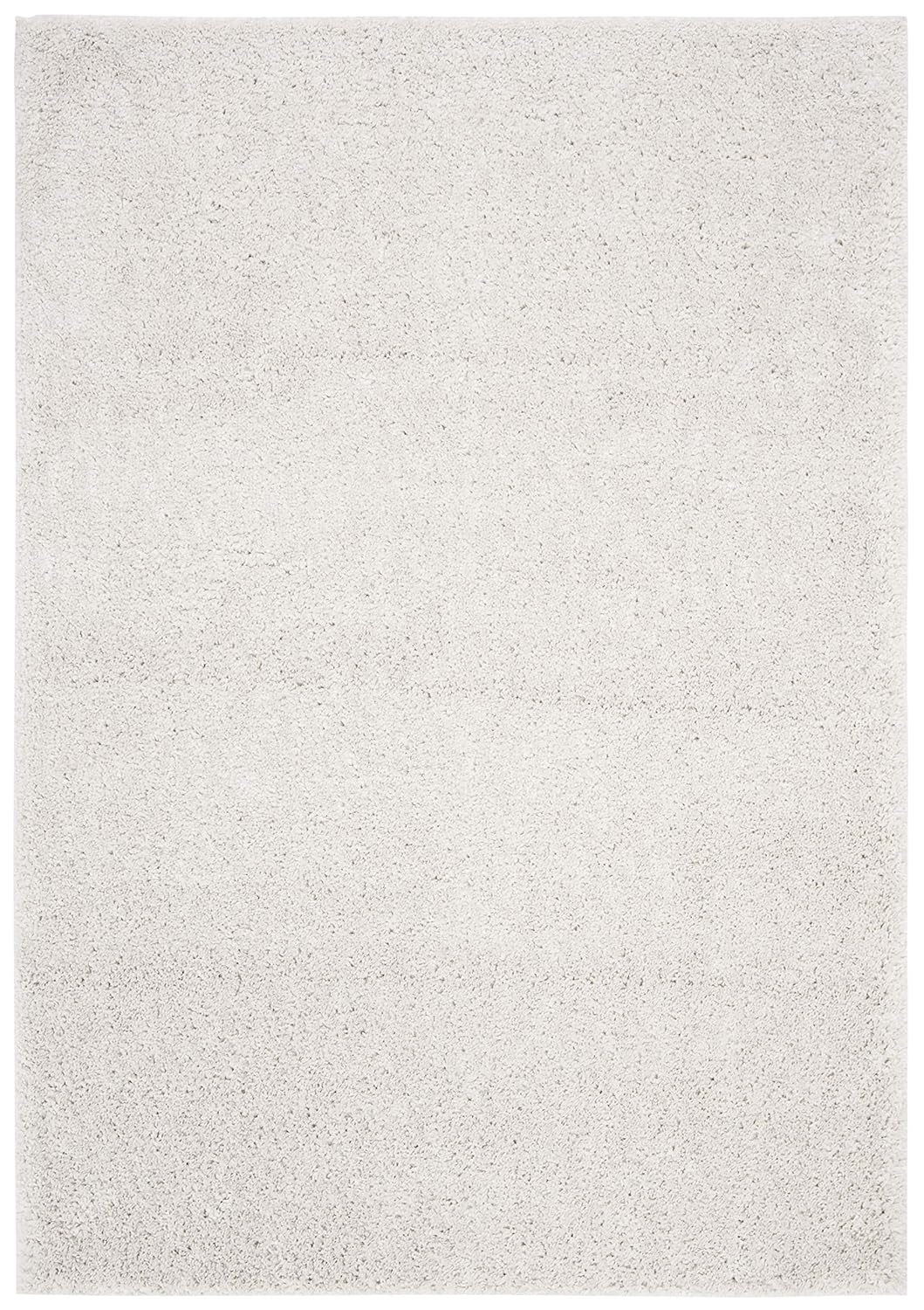 SAFAVIEH August Carlene Solid Plush Shag Area Rug, Beige, 12' x 15'