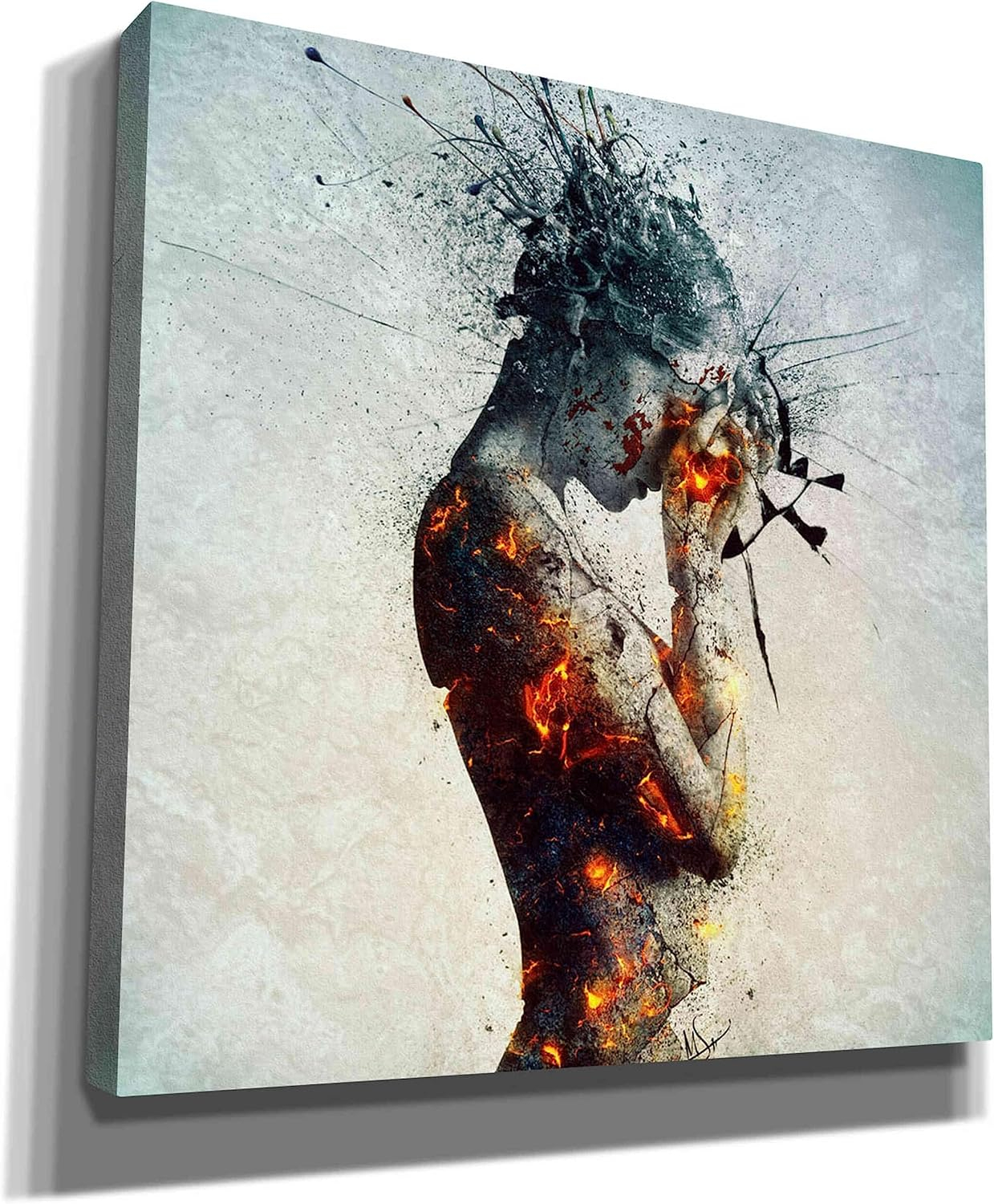 Cortesi Home 'Deliberation' by Mario Sanchez Nevado, Canvas Wall Art, 18" x 18"