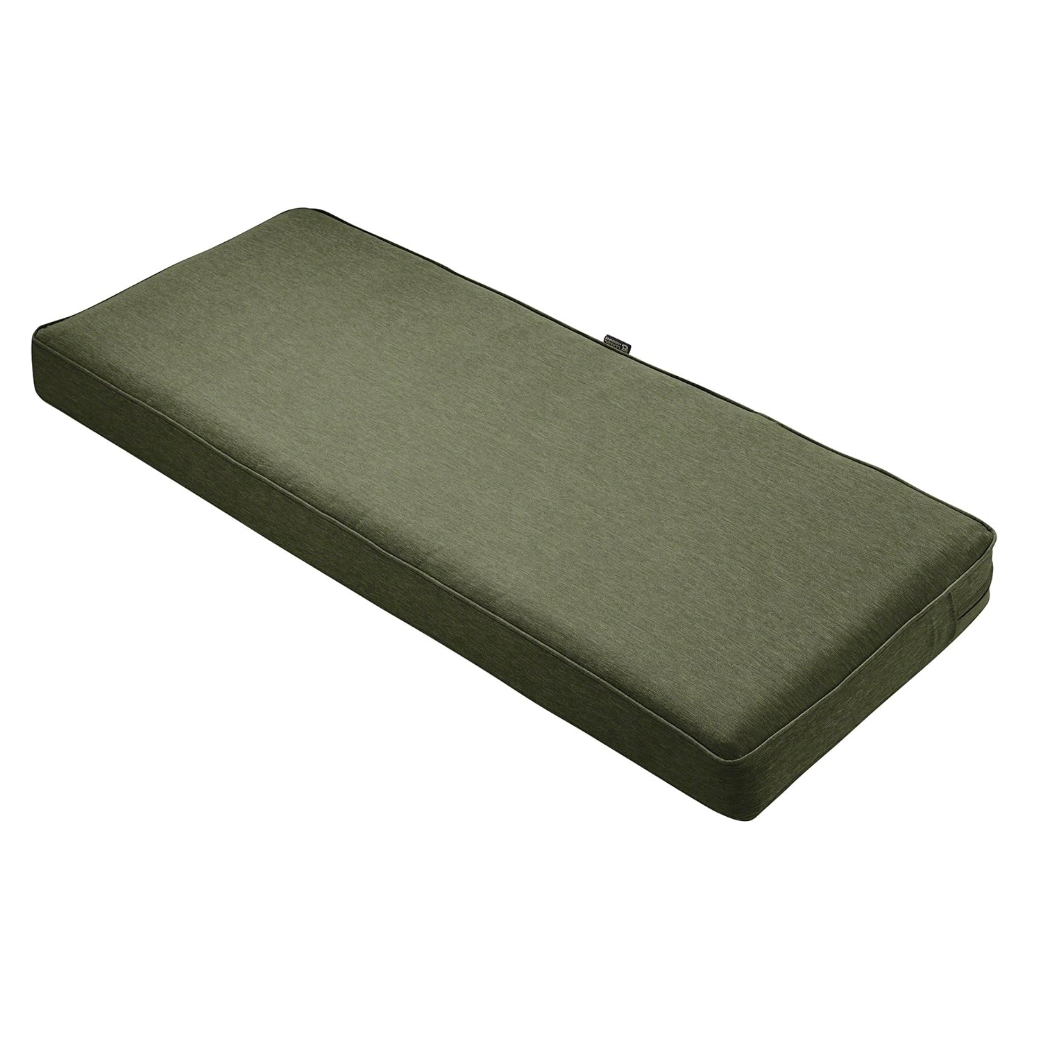 Classic Accessories Montlake FadeSafe Water-Repellent 48 x 18 x 3 Inch Outdoor Bench Cushion, Heather Fern