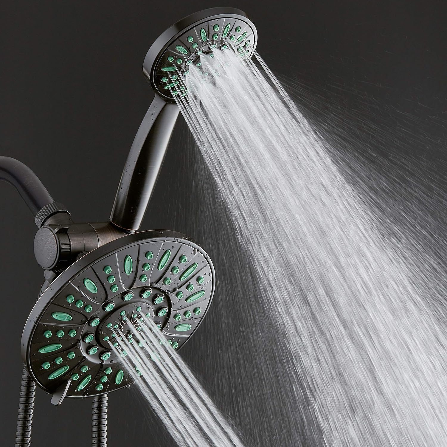 Oil-Rubbed Bronze Multi-Head Wall Mounted Shower Combo