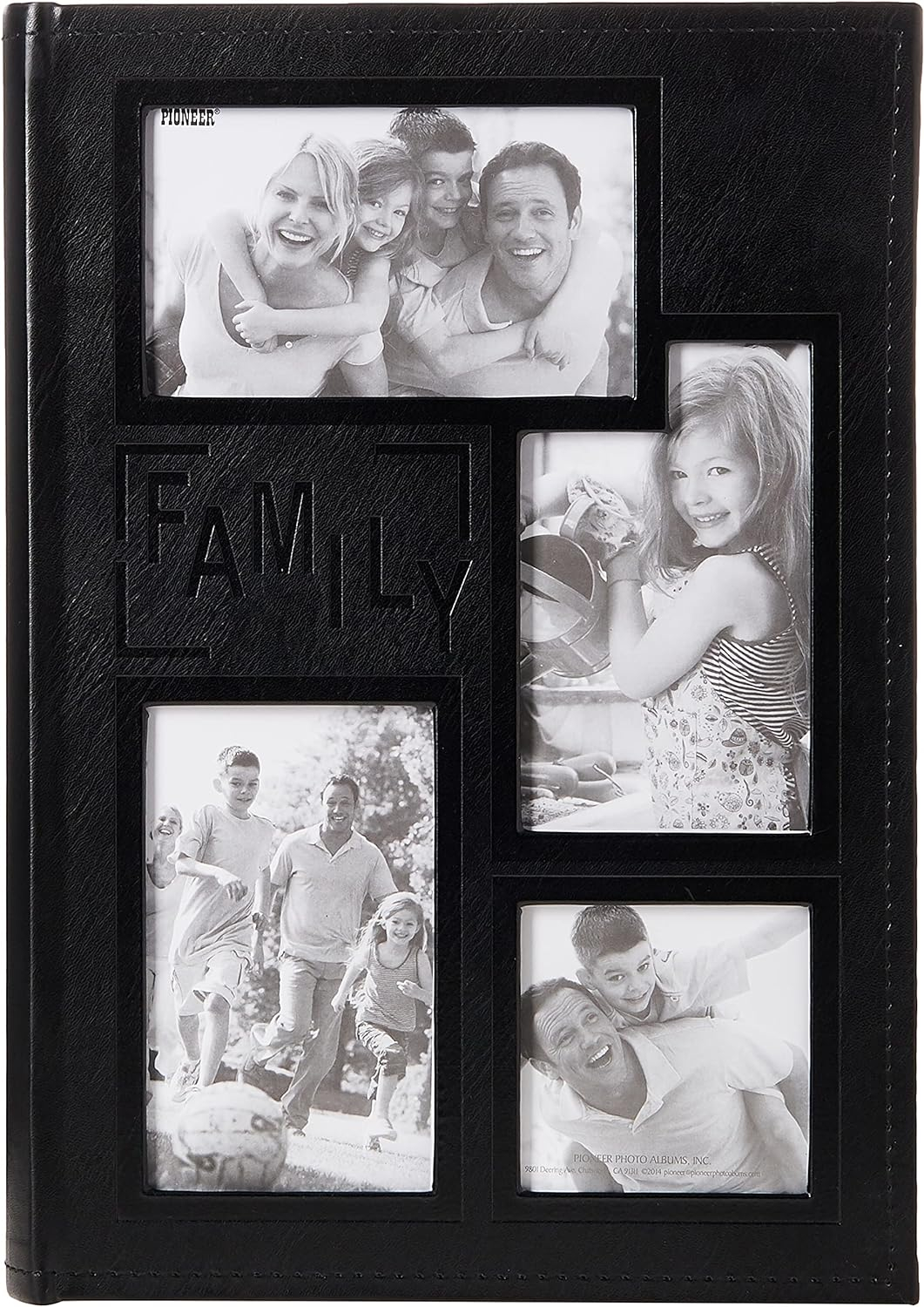 Pioneer Photo Albums Family Collage Frame Cover 300 pkt 4x6 Photo Album