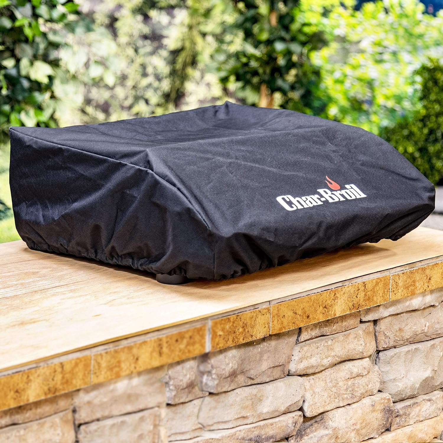 Charbroil Universal 24-in W x 9.25-in H Black Flat top grill Cover