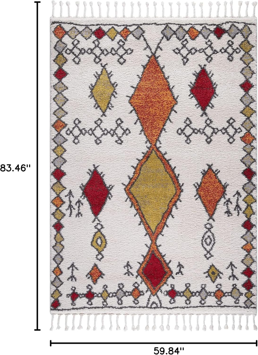 Allstar Living Room Area Rug with Safety Protection Blessing design