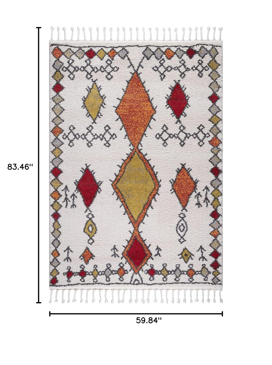 Allstar Living Room Area Rug with Safety Protection Blessing design
