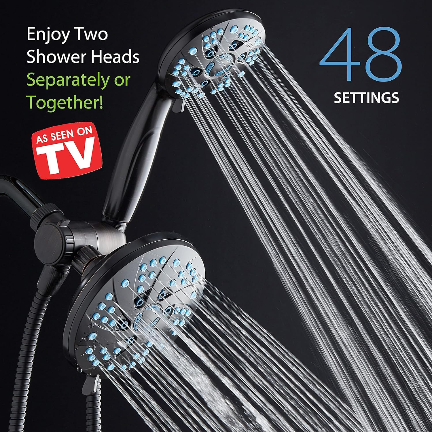 Dual Shower Head 2.5 GPM GPM