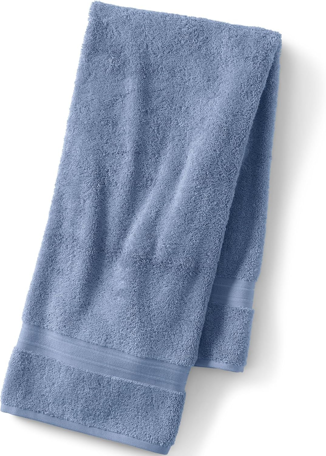 Lands' End Premium Supima Cotton Bath Towel - Bath Towel - Copenhagen Blue