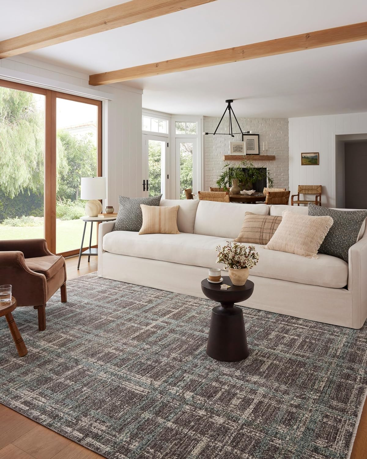 Angela Rose x Loloi Ember Espresso / Multi Area Rug