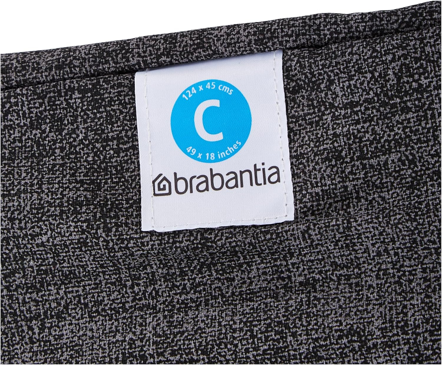 Denim Black Cotton Ironing Board Cover with Foam Padding