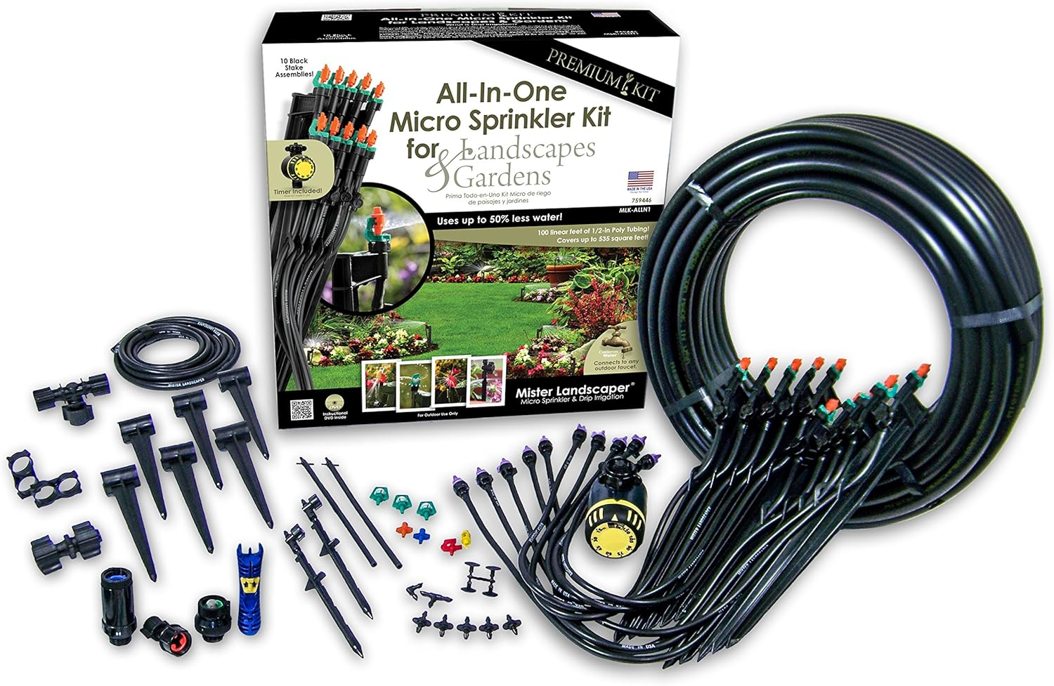 Mister Landscaper Drip irrigation micro-spray kit