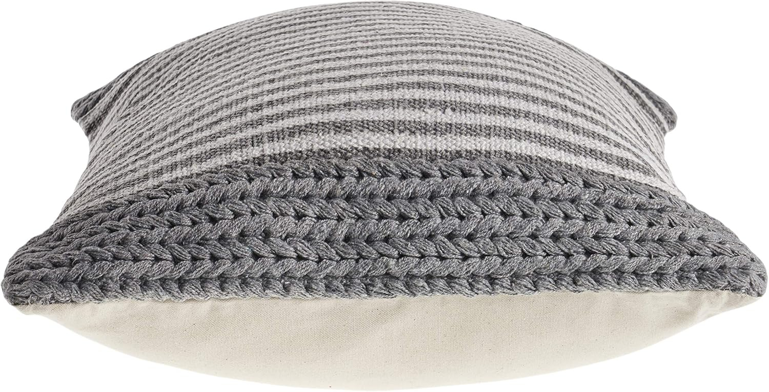Rajani Home Lexington Textured Cotton Throw Pillow
