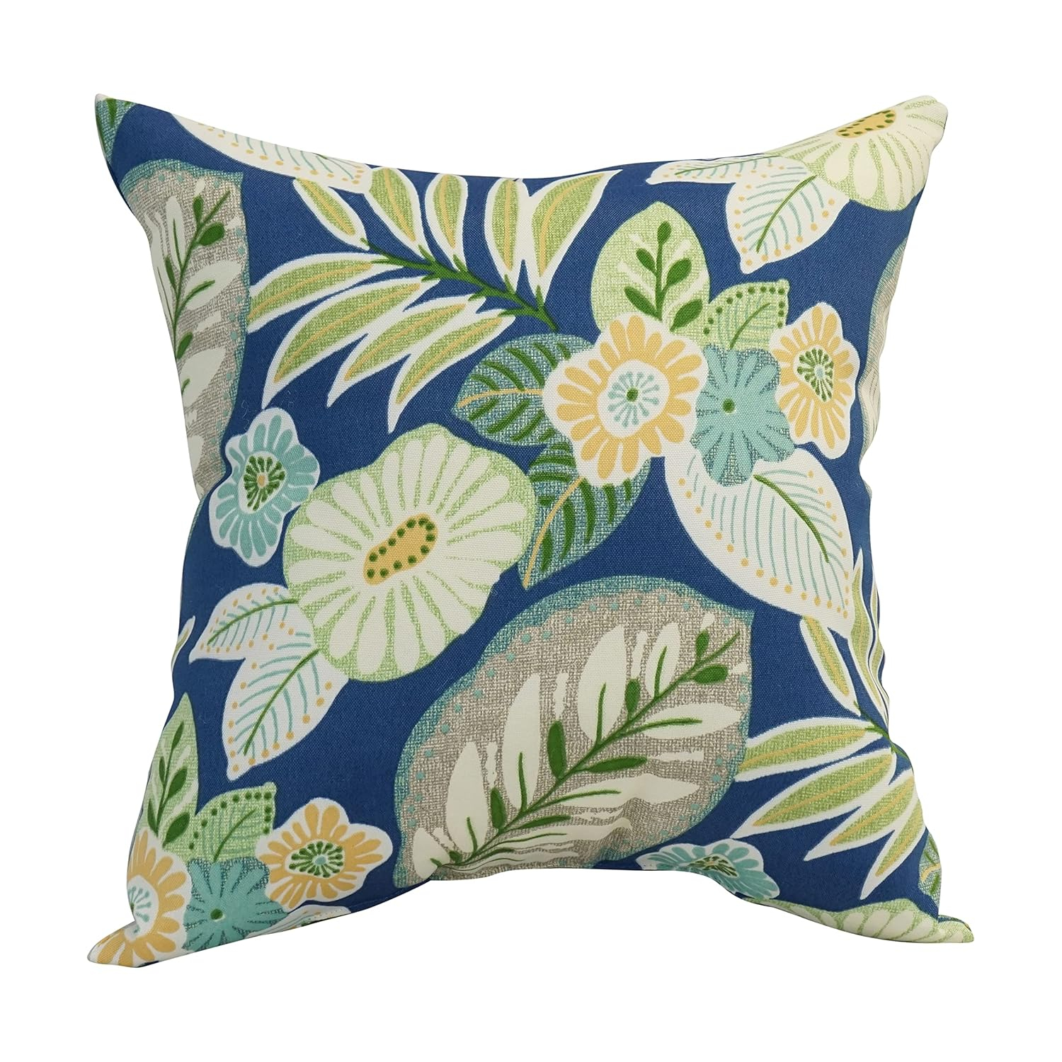 Blazing Needles 9910-S4-OD-167 17 in. Square Polyester Outdoor Throw Pillows, Marlow Pool - Set of 4