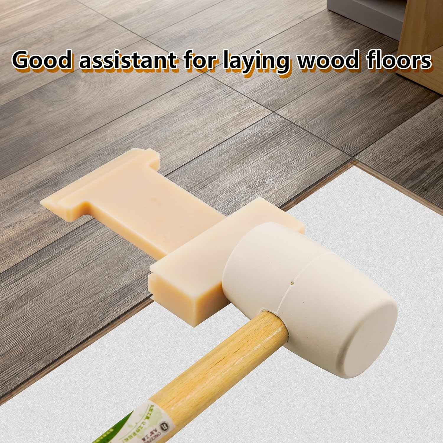 4 in 1 Laminate Flooring Tools,Wood Floor Composite Board Laminate Installation Tool, Wood Floor Installation Tapping Block